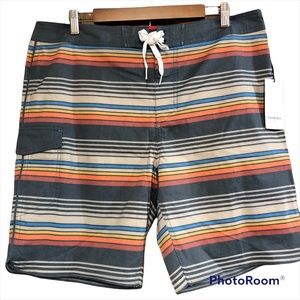 Goodfellow & Co. Board Shorts Stone Frankie Size W 36